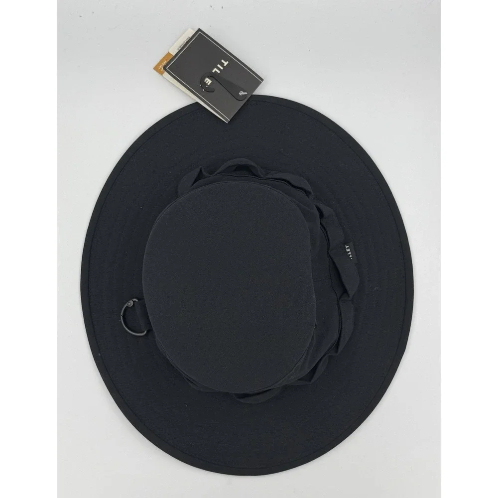 TILLEY CANYON BUCKET HAT Med Black HT7085 Sustainable UPF 50+